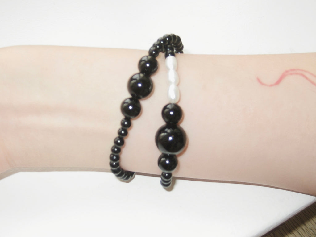 Black Moon Wrap Bracelet