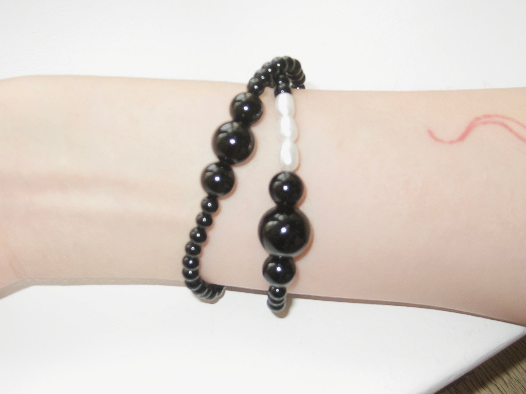 Black Moon Wrap Bracelet